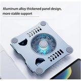 Lexroo 804D 360 Derece Dönebilir Alüminyum Katlanabilir Laptop Macbook Standı (Koyu Gri)