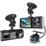 lexroo A98 BalckBox DVR WiFi Full HD 1080P 3 Kameralı Araç İçi Güvenlik Kamerası + Park Modu Lex2615718