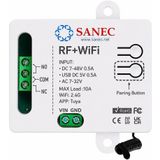 lexroo Akıllı WiFi + RF 433MHz Tek Kanallı 10A Röle Modülü (Tuya, Alexa, Google Asistan Destekli) Lex2616352