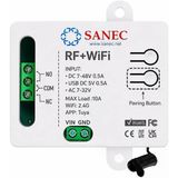 Lexroo Akıllı Wifi + Rf 433MHZ Tek Kanallı 10A Röle Modülü (Tuya, Alexa, Google Asistan Destekli)