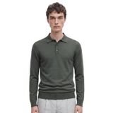 lexroo Anthony Jackson Premium Erkek Polo Yaka Triko Kazak Massimiliano (HAKİ, 2XL) Şemsiye Lex2645791