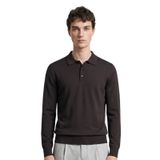 lexroo Anthony Jackson Premium Erkek Polo Yaka Triko Kazak Massimiliano (KAHVE, M) Şemsiye Lex2645791