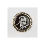 lexroo Atatürk Yaka Rozet - Gümüş Rengi Lex2642514