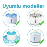 lexroo Auvc 2.4L Papatya su sebili uyumlu Yedek Filtre 3'lü Paket, 127x38x5mm, Beyaz Su Arıtma Cihazı Aksesuarı Lex2629020