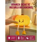 lexroo Balkabağı Gece Lambası Şarjlı Dokunmatik LED Silikon 3 Işık Modu 30 Dakika Zamanlayıcı Lex2642359