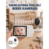 lexroo Bebek Monitörü Cry Detection ve HD Gece Görüş Destekli Yeni Nesil Akıllı Kamera Lex2633769