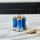 Lexroo Blue Berry 5 Parça Cam Baharat Takımı