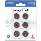 lexroo CR2032 3V Lityum Düğme Pil - Sızdırmaz Tasarım - 6'lı Paket Lex2615867