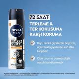 Lexroo Erkek Sprey Deodorant Black&White Invisible Güçlü Etki 150 Ml