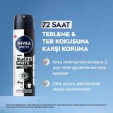 Lexroo Erkek Sprey Deodorant Black&White Invisible Original 150 Ml,72 Saat Anti-Perspirant Terleme