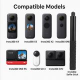 lexroo Görünmez Selfie Çubuğu, Insta360 X3, X2, X4, X5, ONE RS, GO 3, One X, Evo ile Uyumlu Lex2613535