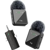 Lexroo K9-Y2 Kablosuz Taşınabilir 3 In1 Yaka Mikrofonu Tüylü Mini Mic Tak ve Çalıştır Canlı Yayın - Renkli