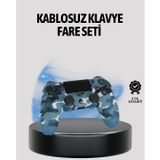 lexroo Kablosuz PS4 Controller Çift Motorlu Dayanıklı Gamepad Diğer Oyun Konsolları Lex2635932