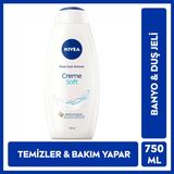 Lexroo Kadın Pump Sprey Deodorant Fresh Natural 75Ml Ve Creme Soft Yoğun Nemlendirici Duş Jeli 750Ml