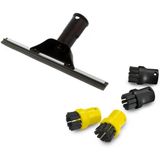 Lexroo Karcher SC1, SC3, SC4, SC5 ile Uyumlu Cam Silme Aparatı/Mini Fırça Seti