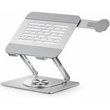 lexroo Laptop Stand Karbon Çelik 360° Döner Ergonomik Yükseklik Ayarlı Soğutucu MagSafe Uyumlu Lex2612152