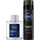 Lexroo Men Erkek Deep Dimension Tıraş Seti, Tıraş Köpüğü 200Ml Ve Tıraş Sonrası Losyon 100Ml