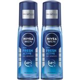 Lexroo Men Erkek Pump Sprey Deodorant Fresh Active Ter Ve Ter Kokusuna Karşı 48 Saat Deodorant