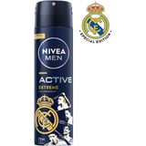 Lexroo Men Erkek Sprey Deodorant Deep Extreme 150Ml, 72 Saat Anti-Perspirant Ter Koruması