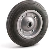 Lexroo Metal Jantlı Bilyalı Dolgu Teker Patlamaz Tekerlek El Arabası Yük Taşıma İçin Dayanıklı