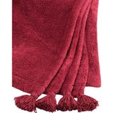 lexroo Puffy Wellsoft Battaniye 160x200 Bordo Lex2617400