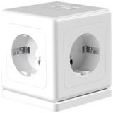Lexroo S-Link PRZ04 Akım Korumalı Priz 4'lü Küp USB ve Type-C Pd 20W Çıkışlı 2 M Kablo 306 Joule - Çok Renkli