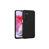 Lexroo Samsung Galaxy M34 5G Uyumlu Ultra İnce Yumuşak Soft Tasarım Renkli Silikon Kılıf Siyah