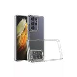 Lexroo Samsung Galaxy S21 Ultra Şeffaf Kılıf Kamera Korumalı Köşeleri Darbelere Dayanıklı Kapak