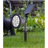 Lexroo Solar Kazıklı Çim Armatür Cata 7W Güneş Enerjili Led Çim Lambası Bahçe Ağaç Aydınlatma