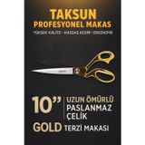 lexroo Taksun Profesyonel Makas, No.1250, Paslanmaz Çelik, Karton, Kumaş Kesimi, Ergonomik Lex2627389