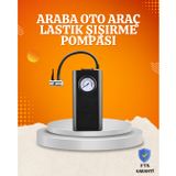 lexroo Taşınabilir Elektrikli Oto Motosiklet Bisiklet Lastik Şişirme Pompası Oto Bakım Seti Lex2639118
