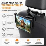 Lexroo Teleskopic Uzayabilen Araç Arka Koltuk Tablet Tutucu Araç Tablet Standı Araç Telefon Tutucu