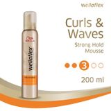 lexroo Wella Wellaflex Curls & Waves Güçlü Tutuş Saç Köpüğü 200 Mililitre Lex2622503