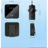 Lexroo Wireless Microphone Kablosuz Yaka Mikrofonu Video Youtube Tiktok Canlı Yayın Stüdyo Mikrofon