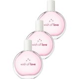 lexroo Wish Of Love Kadın Parfüm Edt 50 Ml. Üçlü Set Lex2621524