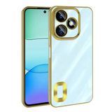 Lexroo Xiaomi Redmi 13 4G Kılıf Kamera Korumalı Logo Gösteren Omega Kılıf - Gold