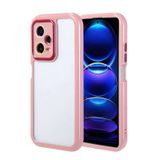 Lexroo Xiaomi Redmi Note 12 Pro 5G Kamera Korumalı Renkli Kenar Ve Çerçeve Tasarımlı Vitamin Kap Tpu Sert Pc Kılıf - Mürdüm