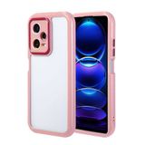 Lexroo Xiaomi Redmi Note 12 Pro 5G Kılıf Kamera Korumalı Renkli Kenar ve Çerçeve Tasarımlı Vitamin Kılıf - Mürdüm