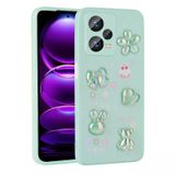 Lexroo Xiaomi Redmi Note 12 Pro Plus 5G Kabartma Figürlü Parlak Toys Silikon Kılıf - Açık Yeşil