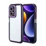Lexroo Xiaomi Redmi Note 12 Pro Plus 5G Kamera Korumalı Renkli Kenar Ve Çerçeve Tasarımlı Vitami Tpu Sert Pc Kılıf - Derin Mor