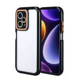 Lexroo Xiaomi Redmi Note 12 Pro Plus 5G Kamera Korumalı Renkli Kenar Ve Çerçeve Tasarımlı Vitami Tpu Sert Pc Kılıf - Siyah