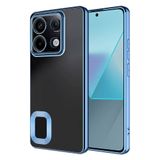 lexroo Xiaomi Redmi Note 13 4G Kılıf Kamera Korumalı Logo Gösteren Omega Kılıf - Sierra Mavi T32502