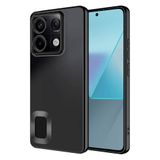 lexroo Xiaomi Redmi Note 13 4G Kılıf Kamera Korumalı Logo Gösteren Omega Kılıf - Siyah T32502