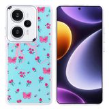 lexroo Xiaomi Redmi Note 13 Pro 4G Kılıf Airbag Tasarımlı Hadra Kılıf - Kelebek T37690