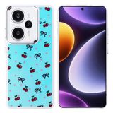 lexroo Xiaomi Redmi Note 13 Pro 4G Kılıf Airbag Tasarımlı Hadra Kılıf - Kiraz T37690