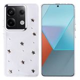 Lexroo Xiaomi Redmi Note 13 Pro 4G Kılıf Airbag Tasarımlı Simli Şeffaf Kutup Kılıf - Yıldız