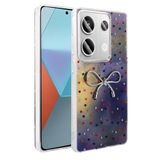 Lexroo Xiaomi Redmi Note 13 Pro 4G Kılıf Kamera Korumalı Figürlü Ponti Silikon Kılıf - Lila