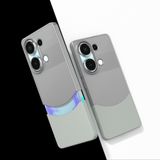 lexroo Xiaomi Redmi Note 13 Pro 4G Kılıf Mıknatıslı Duble Kılıf - Gri T37012