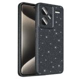 lexroo Xiaomi Redmi Note 13 Pro Plus 5G Kılıf Kamera Korumalı Simli Lüks Koton Kılıf - Siyah T36791