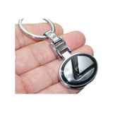 Lexus Dk Tuning Krom Metal Çift Yön Anahtarlık Gümüş - Siyah